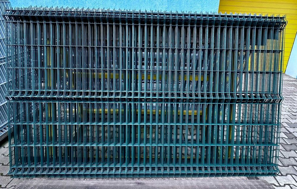 Panel Ogrodzeniowy 3D Grafit RAL 7016 fi 4mm 153cm