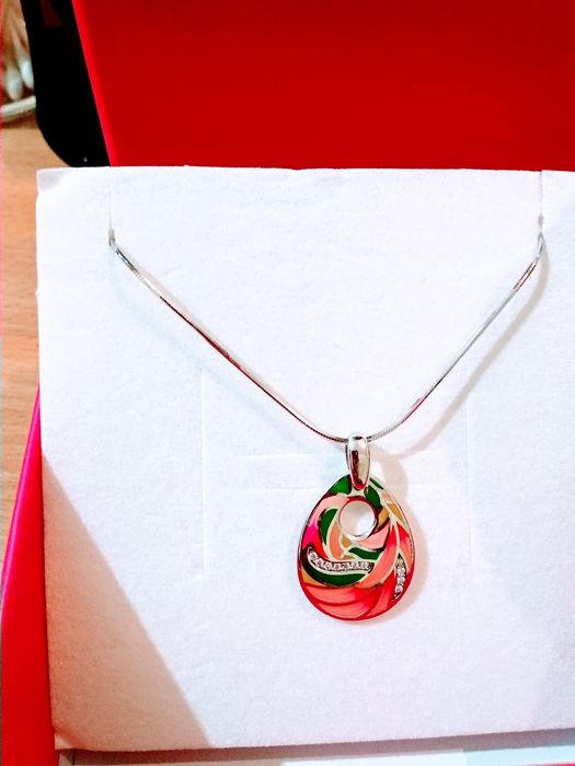 Срібний ланцюжок з кулоном