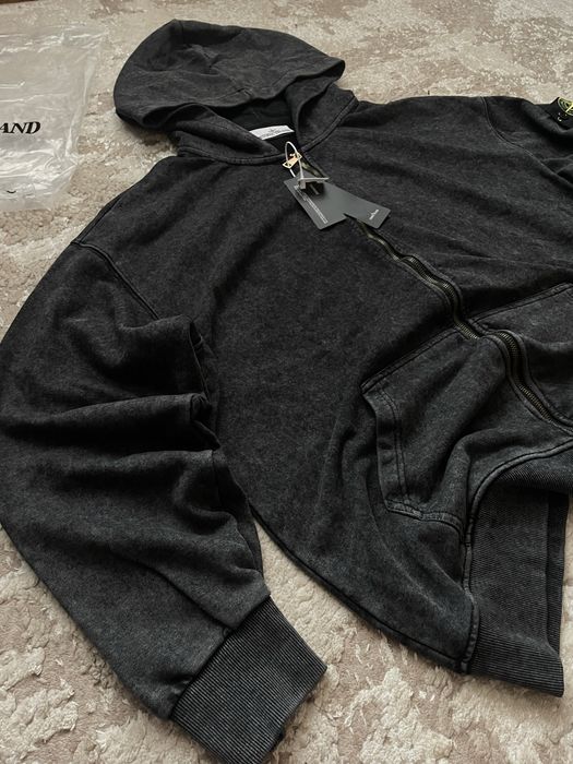 Зіп худі Stone Island Washed зипка зіпка худи стон ісланд исланд айленд