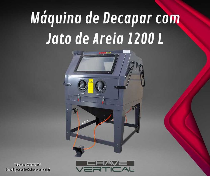 Máquina de Decapar com Jato de Areia 1200L  JR19