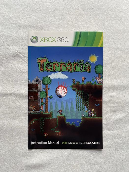 Capa e manual Terraria - Xbox 360 (Classics)[Envio grátis]