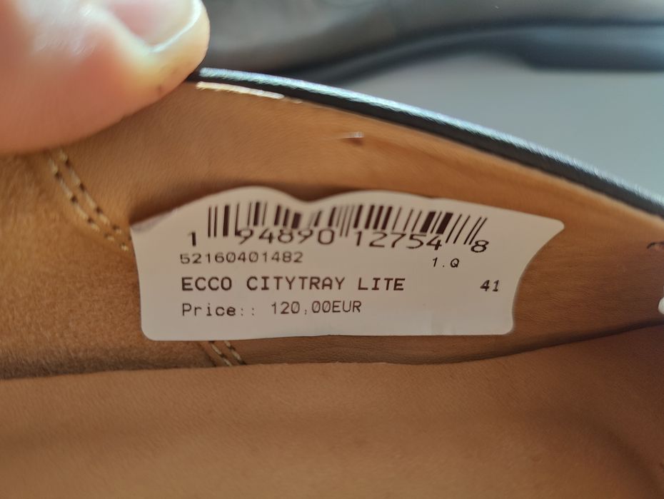Туфлі лофери ECCO чоловічі
