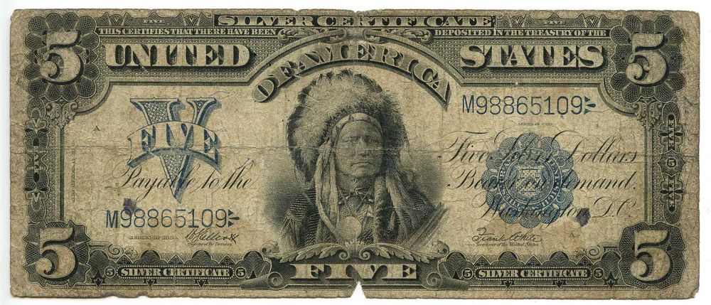 USA, 5 dolarów, 1899