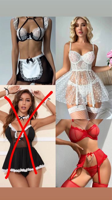 Сексуальна білизна shein ігрові костюми еротична білизна комплект