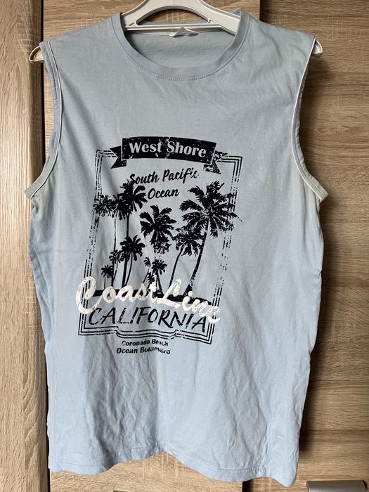 Niebieski t-shirt męski Pepco r.L