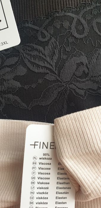 3x figi damskie wysokie 3XL Finella