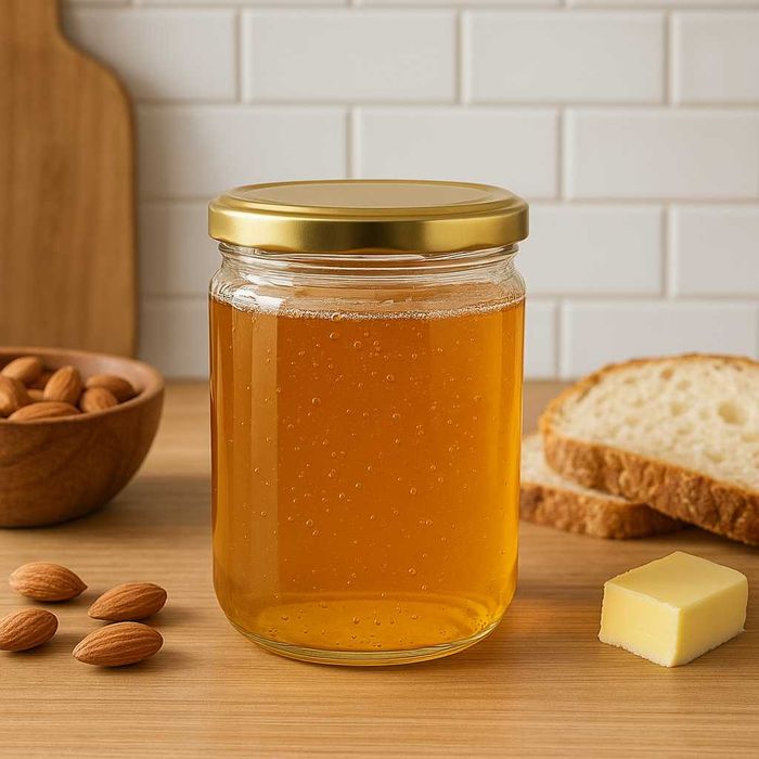 8szt. Słoik 440ML + Złote zakrętki 82/6