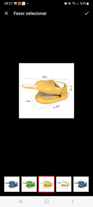 Maquina manual para fazer rissois