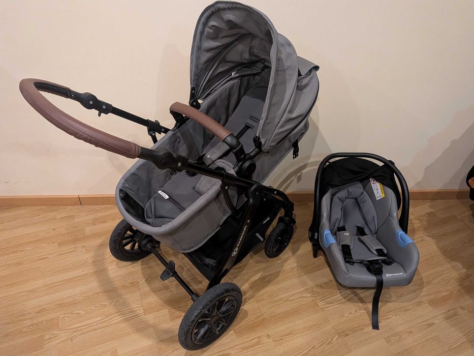 Carrinho de Bebé 3 em 1 Kinderkraft MOOV – Excelente estado