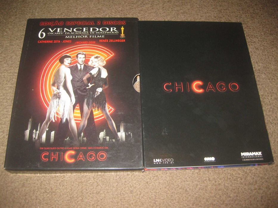 "Chicago" com Richard Gere/Edição Digipack com 2 DVDs64564347827458123