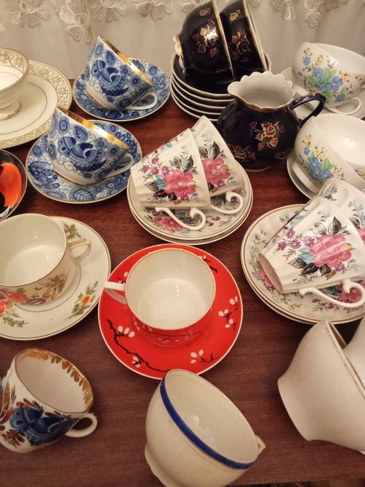 Чайные пары и чашки