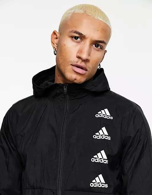 Adidas Essentials Windbreaker GK9370 легенька куртка оригінал вітровка