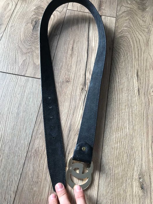 Skórzany pasek Gucci GG Milano Belt