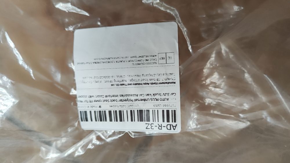 Pokrowce tylna kanapa 2 sztuki