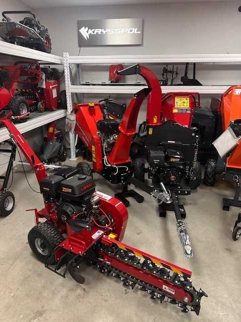 Koparka łańcuchowa do rowów Krysspol TCR1500 Professional 15KM E-start