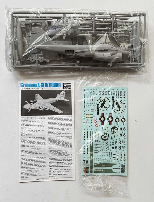 Hasegawa_A-6E Intruder. ESc.1:72. Completo e como novo.