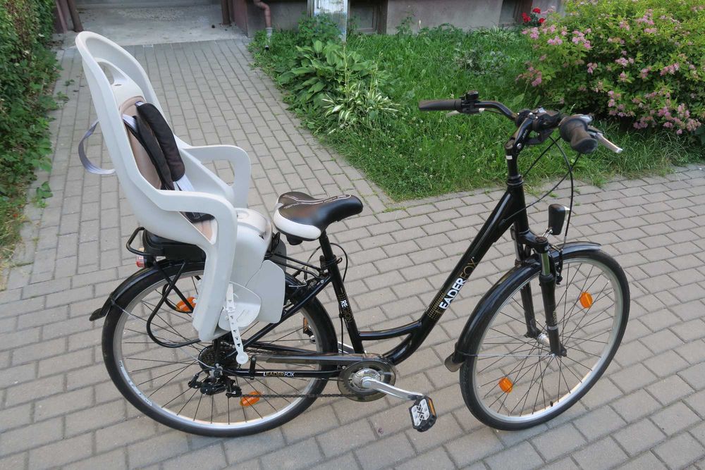 Rower Leader Fox mały przebieg fotelik gratis!