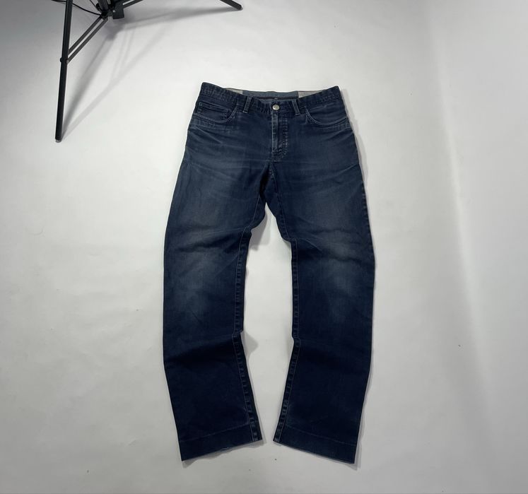 Класичні Джинси Brioni 33 темно сині джинсы бриони