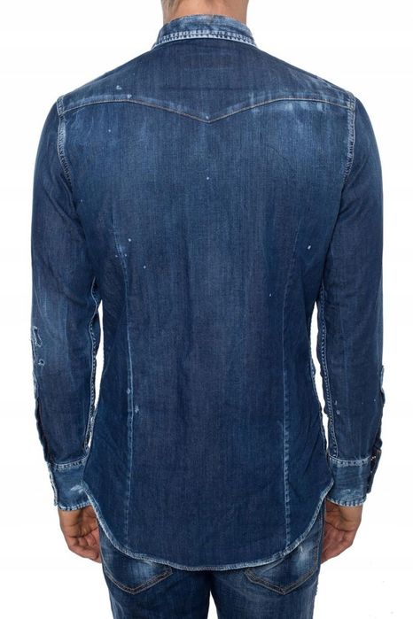 Dsquared2 koszula męska  jeansowa IT46