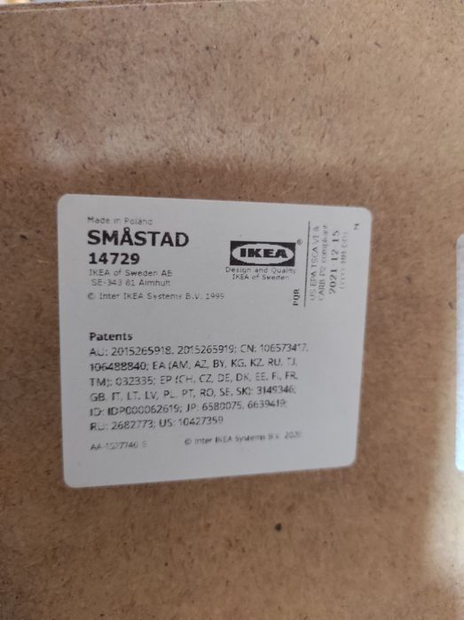 Regał IKEA SMÅSTAD – biały