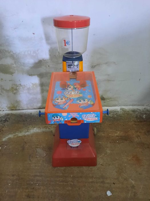 Flipper diversão vending bola saltarina