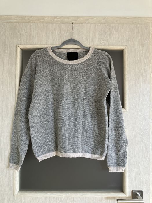 sweter sweterek szary wełniany selected feeme second femme