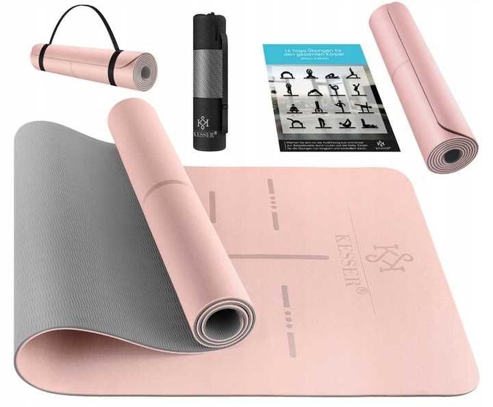 mata do jogi różowa