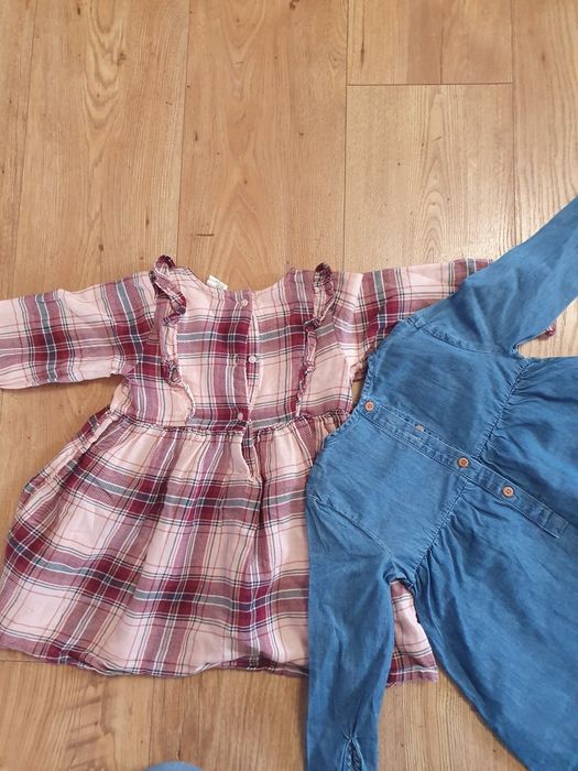 Dwie sukienki Lupiu oraz H&M rozm 86