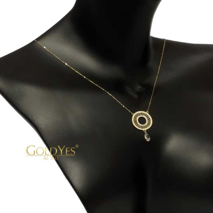 Złoty łańcuszek celebrytka 585 14k R45