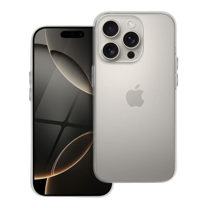 Futerał Ultrathin Matt Do Iphone 15 Pro Transparentny