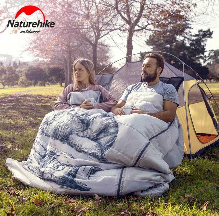 Спальний мішок двомісний із подушками Naturehike Polar bear NH19S016-D