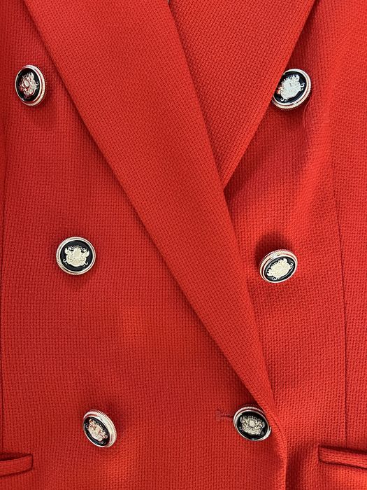 Помаранчевий жакет Zara M