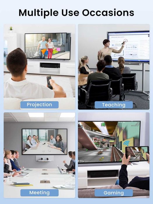 Бездротовий HDMI-адаптер 2,4 ГГц, 1080P Miracast HDMI WiFi-приймач