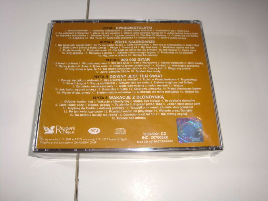 Złote lata Big -beatu 5 CD - various artists