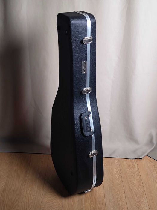 Guitarra clássica / Violão Thomann Classica Fusion 1C CW Slim + case + suporte + cordas
