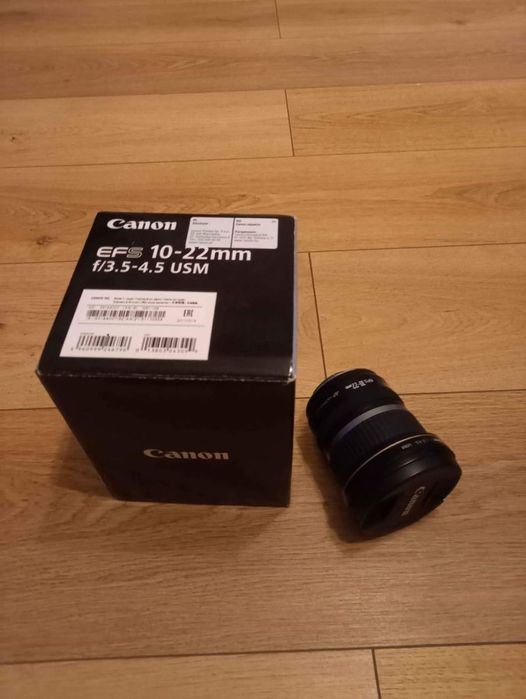 Aparat Canon EOS 760D + obiektyw EFS 10-22 f/3.5-4.5 USM