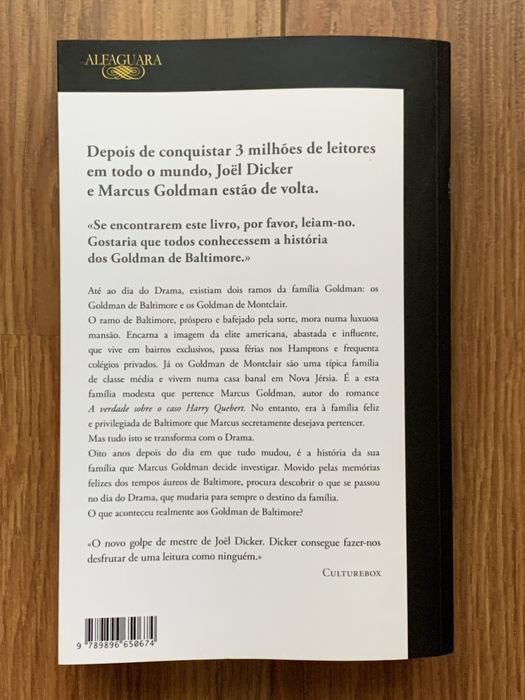 O Livro dos Baltimore - Joël Dicker