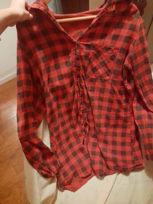 Camisa flanela vermelha