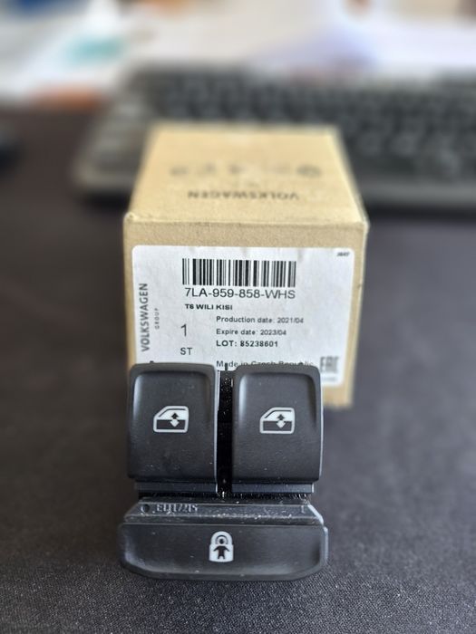 Przełącznik Szyb VW Caddy Multivan Transporter 7LA959858 OE VOLKSWAGEN