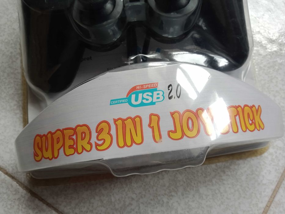 Joystick USB e PS2 - NOVO na caixa