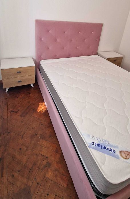 Camas de Casal Estofadas de Luxo 199€ Disp. em Várias Cores! 190x140m!