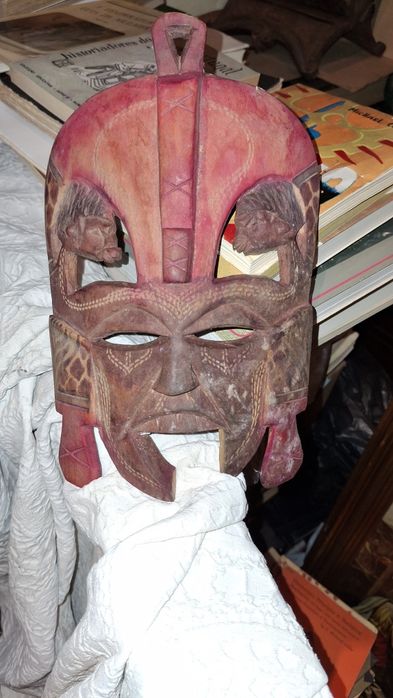 Máscara madeira Africana tribal