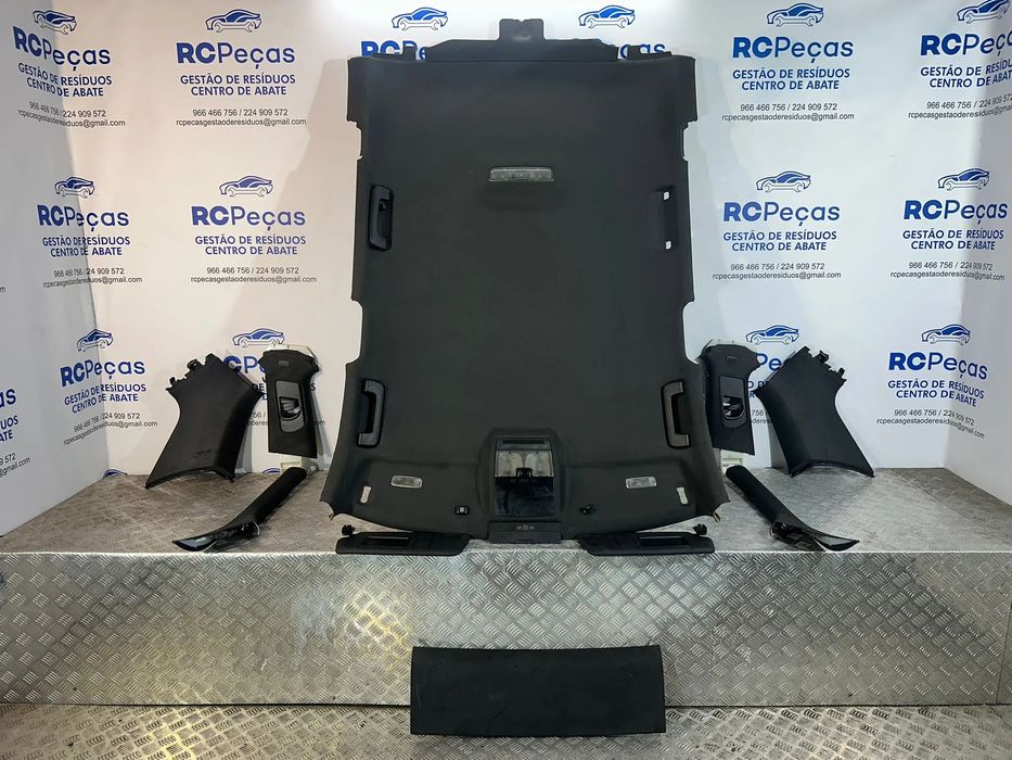 Conjunto Interior Tecto Cúpula Preto Original Audi A3 8P Sline 5