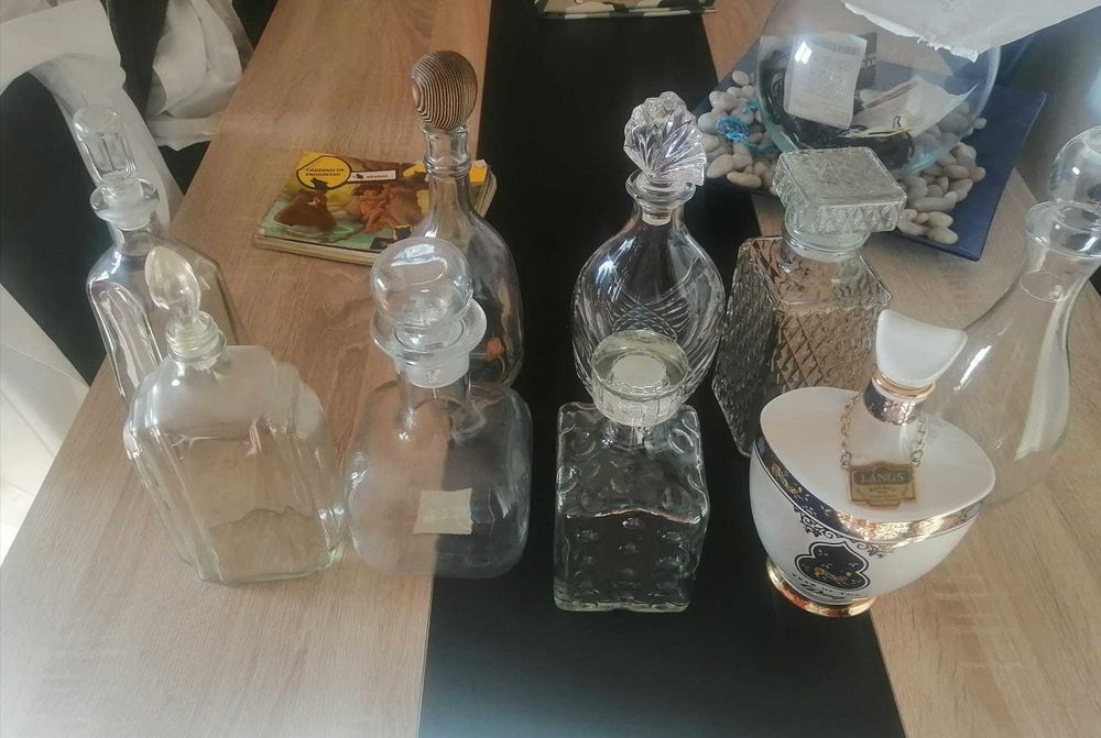 Garrafas Antigas Conjunto 9un