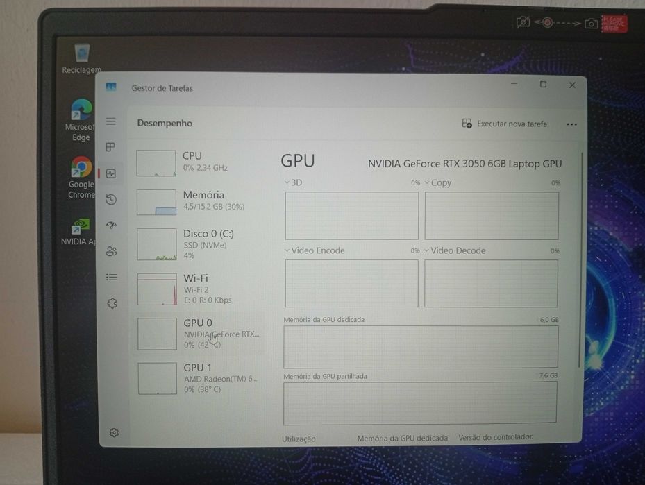 Gaming Lenovo LOQ Ryzen 7 7735HS + RTX3050 + 16GB RAM DDR5 + SSD