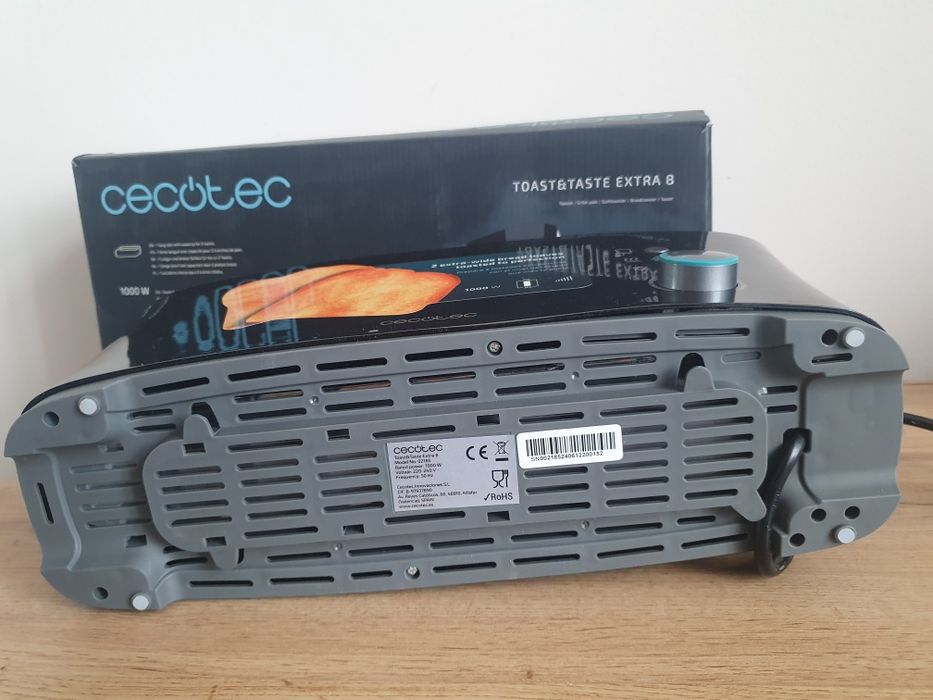 Toster Cecotec Toast&Taste Extra B czarny 1000W