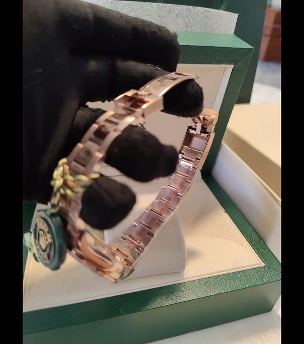 Relógio Rolex Daytona Rose Gold  7750 Vajloux ETA mais caixa