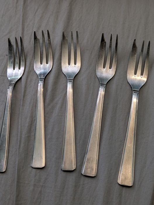 Widelczyki do ciasta art deco