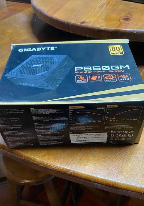 Fonte de Alimentação Gigabyte GP-P850 850W 80 Plus Gold