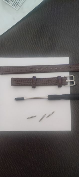 Pasek skórzany do zegarka 10 mam, 1 cm